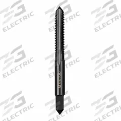 MILWAUKEE Straight Flute Tap: M6x1 Metric, 2B, 4 Flute, Plug Chamfer, Black Oxide Carbon Steel (MPN 49-57-5136)