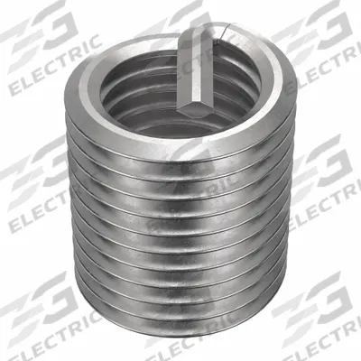 HELI-COIL Helical Insert: Tanged Tang Style, Free-Running, M10-1.25 Thread Size, Plain - Free-Running Tanged Helical Inserts