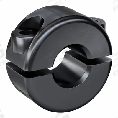 RULAND MANUFACTURING Shaft Collar: 2-Piece, Metric, Round, Clamp-On, 7 mm Bore Dia - Steel Shaft Collars