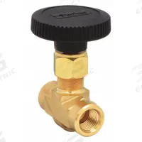 PARKER Needle Valve: Inline Valve Body, Brass, Integral Bonnet, 1/4 in Pipe Size, FNPT x FNPT, NPT (MPN 4F-V6LK-B). Key specifications — For Media: Chemicals; Standards: ISA S75.02; Brand: PARKER; Valve Series: V; Connection Gender - Side 2: Female; Connection Gender - Side 1: Female; Connection Type - Side 1: NPT; Connection Type - Side 2: NPT.