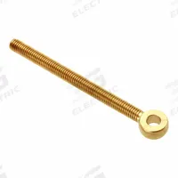 AMPG Fixed Rod End: Brass, Plain, 5 in Hole Center-to-End Lg, Right Hand, 3/8"-16 Thread Size (MPN ZEB108-BR). Key specifications — attr952243: AMPG.
