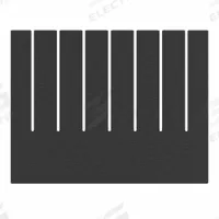 AKRO-MILS Divider: 9 3/4 in x 7 1/2 in, Black, For 9 1/8 in Bin Wd, Plastic, Short Side (MPN 41168). Key specifications — ESD Conductive: Not Electrostatic Discharge Conductive; Brand: AKRO-MILS; Material: Plastic; Compatible Manufacturer Model Number: 33168.