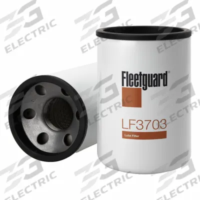 FLEETGUARD Automotive Oil Filter: B7125, LF3703, 1 1/2"-16 UN-2B Thread Size, 7 in Overall Ht - Spin-On Oil Filters
