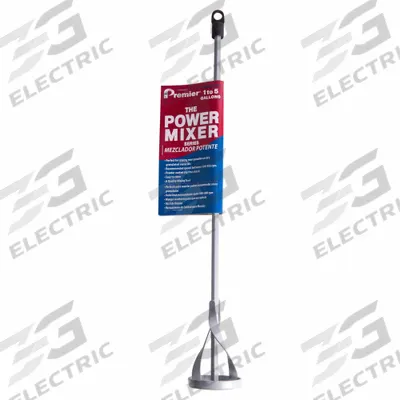 PREMIER Paint Mixing Paddle: Drywall/Mud/Paint, 3/8 in Shaft Dia. - Paint Mixer Attachments