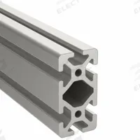 T-Slot Framing Extrusion: 15 Series, 8 ft Lg, 3 in x 1 1/2 in, Silver, Double, Smooth, 6 Slots (MPN 15QE1530-96). Key specifications — System of Measurement: Inch; Finish: Anodized; Product Type: T-Slot Profile; Material: Aluminum; Yield Strength: 25,000 psi; Manufacturer Part Number: 15QE1530-96; Brand: FAZTEK.