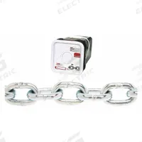 CAMPBELL Straight Chain: 1/4 in Chain Trade Size, 30 Chain Grade, Carbon Steel, Straight, Welded (MPN T0143426). Key specifications — Brand: CAMPBELL.