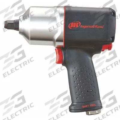 INGERSOLL RAND Air Impact Wrench: Full-Size, 1/2 in Drive, Pistol-Grip, Square - Pistol-Grip Air-Powered Impact Wrenches with Standard Anvils