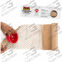 SCOTCH Protective Wrap: 12 in Roll Wd, 30 ft Roll Lg, Brown, 25/32 lb Roll Wt (MPN PCW-1230). Key specifications — Color: Brown; Brand: SCOTCH.