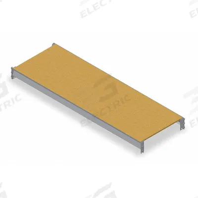 TENNSCO Shelf: 60 in x 48 in, Particleboard - Particleboard Decking Bulk Rack Shelf Kits