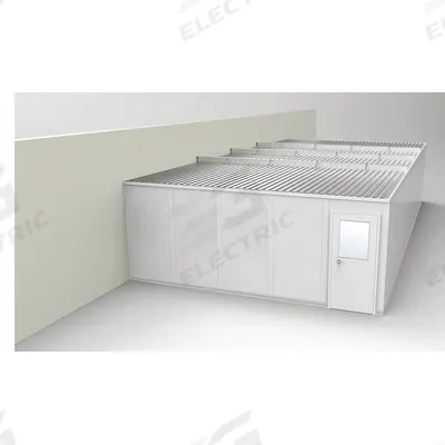 PORTA-FAB Modular In-Plant Office: 40 ft x 20 ft x 8 ft, 3 Walls, Vinyl-Covered Drywall - 3-Wall Unassembled In-Plant Offices