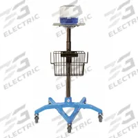 MAXTEC Equipment Stand: Aluminum/Stainless Steel, 23 in W 45 in H (MPN R100P73). Key specifications — Brand: MAXTEC; Material: Stainless Steel; Compatible Product Type: Devilbiss Analyzers; Manufacturer Part Number: R100P73.