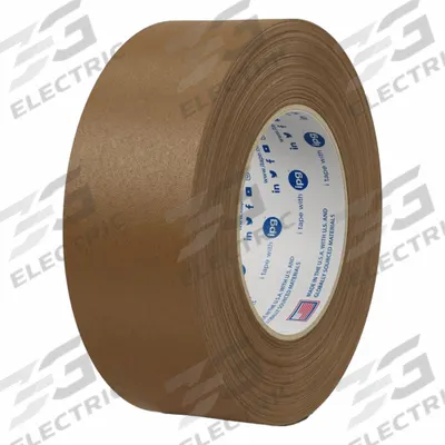 APPROVED VENDOR Masking Tape: 534, Brown, 3 3/4 in Roll Wd, 60 yd Overall Roll Lg - Flatback Tape