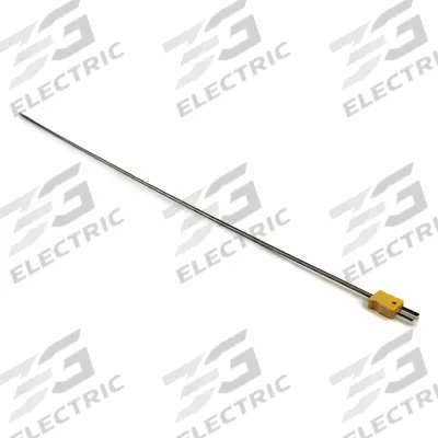 Dayton Thermocouple Probe: -325°F to 2,280°F /-200°C to 1,250°C, Type K, Rounded Tip - Thermocouples for Gas Applications