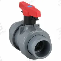 SPEARS Manual Two-Way Ball Valve: 1 1/2 in, CPVC, Straight, Socket x FNPT, Full Port Ball Port (MPN 1839-015C). Key specifications — Brand: SPEARS; Handle: Locking Tee.