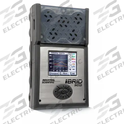 INDUSTRIAL SCIENTIFIC Multi-Gas Detector: IP64, INDUSTRIAL SCIENTIFIC MX6 iBrid, Lithium Ion - Multi-Gas Detectors