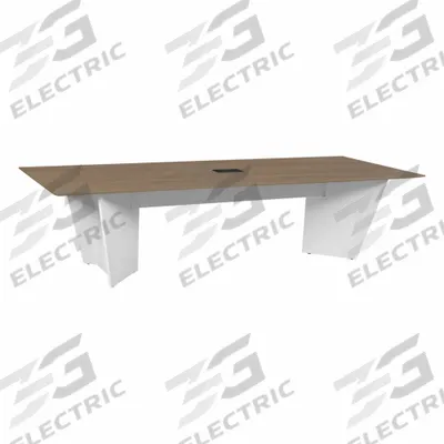 REGENCY Conference Table: Rectangle, Laminate/Melamine, Noble Oak, 120 in Overall Lg - Rectangular Conference Tables