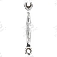 WERA Combination Wrench: Alloy Steel, Nickel Chrome, 19/32 in Head Size, 7 3/4 in Overall Lg, Offset (MPN 05020070001). Key specifications — attr309600: 19/32 in; attr309611: Nickel Chrome; attr309610: Alloy Steel; attr309604: Yes; attr309612: No; attr309613: No; attr309615: No; attr324932: WERA.