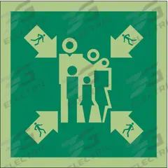 IMO (International Maritime Organization) Safety Sign: Vinyl, Adhesive Sign Mounting, 0.011 in Thick (MPN 486F76). Key specifications — Sign Mounting Style: Adhesive; Retroreflective Grade: Not Retroreflective; Glow In The Dark: Yes.