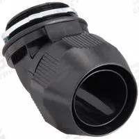 Liquid-Tight Conduit Fitting: Plastic, 2 in Trade Size, Insulated, 45° Elbow (MPN LT4200P). Key specifications — Insulated: Insulated; Box Connection: 2 in MNPT; Hazardous Location Rating: Class I, Division 2; Brand: THOMAS & BETTS.