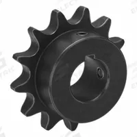 TSUBAKI Single Strand Sprocket: 60, For 3/4 in Chain Pitch, 1 1/8 in Bore Dia, 13 Teeth, Steel (MPN 60B13F-1B). Key specifications — Brand: TSUBAKI.