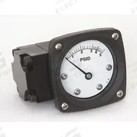 MIDWEST INSTRUMENT Differential Pressure Gauge: Back, 1/4 in NPT Female, ±3-2-3% Gauge Accuracy, 142 (MPN 142-AA-00-OO-5P). Key specifications — Sensor Type: Diaphragm; Series: 142; Housing Material: Aluminum; Certificate of Calibration: Not Included; Gauge Accuracy: ±3-2-3%.