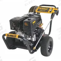 DEWALT Gas-Powered Pressure Washer: Medium Duty, Cart, 4,200 psi, 4 gpm, Usable Per Week 120 hr (MPN 60446). Key specifications — attr1034381: Honda; attr1037666: DEWALT.