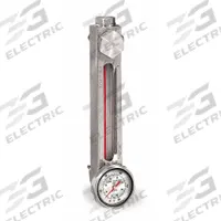 Closed Circuit Liquid Level Gauge: 8.62 in Body Ht, 5 1/2 in Sight Ht, 1/2"-20 UNF Male (MPN G615-07-A-1). Key specifications — Brand: LDI INDUSTRIES; Compatible with Series: G615 Series; Includes Thermometer: Thermometer Included; Seal Material: Buna N.