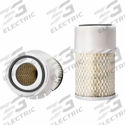 FLEETGUARD Automotive Air Filter: Round-Oval, Engine, Axial Seal, 6 13/32 in Outside Dia - Round/Oval Engine Air Filters