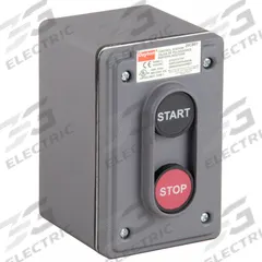 DAYTON Control Station: (2) Push Buttons, 0 Pilot Lights, 1NO/1NC, Start/Stop, (2) Push Buttons (MPN 20C801). Key specifications — Brand: DAYTON; Operator Legend: Start/Stop; Operator Color: Red; Operator Configuration: (2) Push Buttons; Operator Configuration Type: (2) Push Buttons.