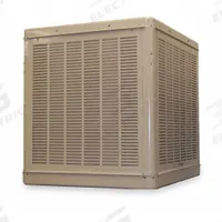 ESSICK AIR Ducted Evaporative Cooler: 1,600 sq ft, 42 7/16 in x 39 in x 39 in, 2 in Pad Thick (MPN 2YAD9-2HTL4). Key specifications — Brand: ESSICK AIR; Evaporative Cooler Voltage: 115V AC; Includes Drive Package: Drive Package Included; Drive Package Installation: Assembly Required.