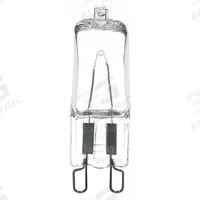 APPROVED VENDOR Halogen Bulb: Halogen, 2-Pin (G9), T4, Q25G9/CD-60W, 120V AC, 60 W Watt. Key specifications — Brand: APPROVED VENDOR; Trade Number: Q25G9/CD-60W; Voltage: 120V AC; Bulb Shape: T4.