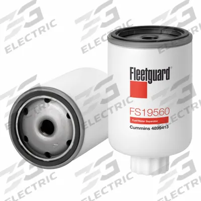 FLEETGUARD Automotive Fuel Filter: 12 13/16 in Overall Lg, 3 in Outside Dia, Plastic - Spin-On Fuel Filters