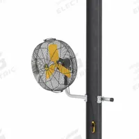 BIG ASS FANS Mounted Fan: 24 1/2 in Blade Dia, 100 to 120V AC, 1/3 hp Motor HP, Wall Mount, Bracket (MPN F-AE1-2401L14S34). Key specifications — Brand: BIG ASS FANS; Voltage: 100 to 120V AC; Number of Speeds: Variable; Fan Mounting Location: Wall; Oscillation: Non-Oscillating; Mounting Type: Bracket.