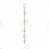 WERNER Extension Ladder: 36 ft Ladder Size, Fiberglass, 300 lb Load Capacity, 90 lb Wt, 2 Sections (MPN T6236-2GS). Key specifications — Color: Yellow; Brand: WERNER; Included Features: Rope and Pulley; Removable Fly: Fixed.
