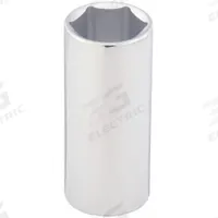 WESTWARD Socket: Metric, 1/2 in Drive Size, 26 mm Socket Size, 6-Point, Deep, Chrome, Socket (MPN 53YV17). Key specifications — attr1204417: WESTWARD; attr1204392: Chrome.