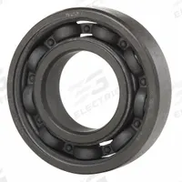 NTN Radial Ball Bearing: 6305, Open, 25 mm Bore, 62 mm OD, 17 mm Wd, Alloy Steel Ring, 1 (MPN 6305F600). Key specifications — System of Measurement: Metric; Bearing Industry Number: 6305.