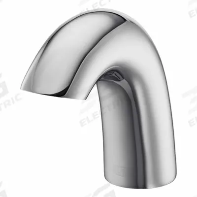 ZURN Kitchen and Bathroom Sensor Faucet: Serio Sense, Brass/Plastic, Polished Chrome Finish - Single-Post Sensor Bathroom Faucets