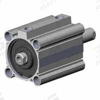 SMC Compact Cylinder: 63 mm Bore Dia, 50 mm Stroke Lg, Through Hole Mounting, Aluminum, 1/4 in BSPT (MPN CDQ2WB63-50DZ). Key specifications — attr946022: Through Hole; attr946024: Double Rod; attr946038: CQ2W; attr1123057: Rotating Rod; attr945997: SMC.