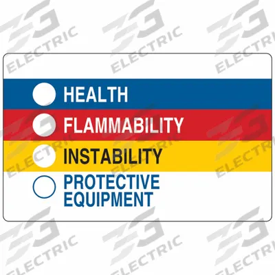 BRADY Right-To-Know Label: 1 7/8 in Ht, 3 in Wd, Paper, Adhesive, 3 in x 1 7/8 in - Safety