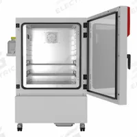 BINDER Environmental Chamber: 8.72 cu ft Capacity, 31 1/2 in x 36 3/8 in x 57 12/25 in, 2 Shelves (MPN 9020-0367). Key specifications — Temperature Accuracy Tolerance: +/-0.1 @ 40°C; Temperature Uniformity: +/-0.3 @ 40°C; Manufacturer Part Number: 9020-0367; Brand: BINDER; Voltage: 200/240V; Humidity - Maximum: 80%; Humidity - Minimum: 20%.