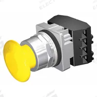 SIEMENS Mushroom Head Push Button: Non-Illuminated, Mushroom Head Profile, Non-Metallic, 30 mm, 2NC (MPN 52PM9W4G). Key specifications — Brand: SIEMENS; Action: Momentary; Series: Class 52; Terminal Connection: Pressure Plate; Push Button Material Type: Non-Metallic.