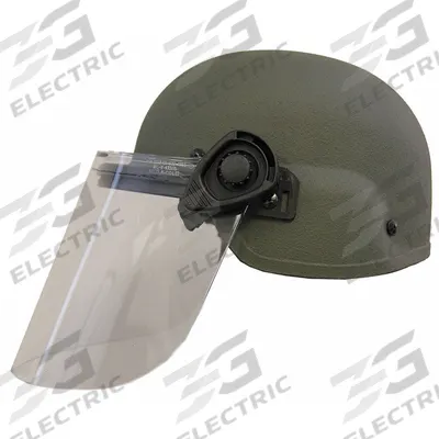 UNITED SHIELD Level IIIA Lightweight Helmet w/ Paulson Face Shield: S Fits Hat Size