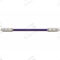 READYCABLE Ethernet Cable: Cat5e, M12 Male Straight x M12 Male Straight, 55 ft Lg, PUR, Purple, X (MPN CAT9421013-55). Key specifications — Brand: READYCABLE; Cable Jacket Color: Purple; End 1 Coding: X; End 2 Coding: X; Performance Category: Cat5e.