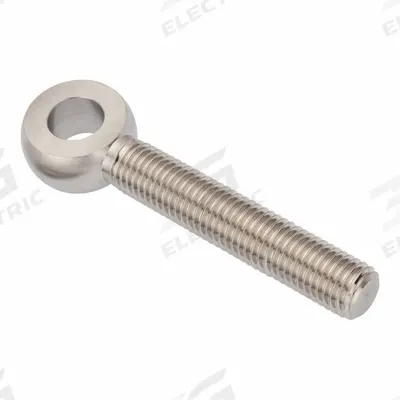 AMPG Fixed Rod End: Stainless Steel, Plain, 2 in Hole Center-to-End Lg, Left Hand - Stainless Steel Male Threaded Fixed Rod Ends