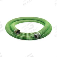 Suction and Discharge Hose: 6 in Hose Inside Dia., 23 psi, Black/Green, 6 in x 6 in Fitting Size (MPN GH600-10MF). Key specifications — Temp. Range: -40° to 180°F; Hose Color: Black; Brand: CONTINENTAL.