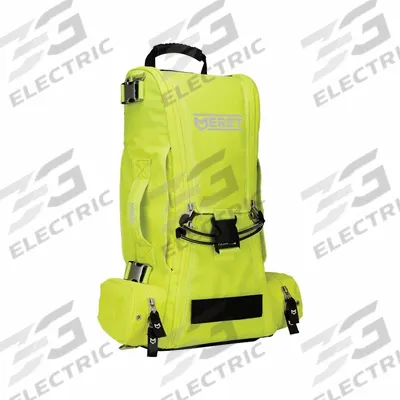 MERET USA Oxygen Response Bag: 26 in L x 16 1/2 in W x 7 3/4 in D, Tarpaulin, Yellow - Medical Backpacks