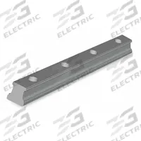 Profile Ball Rail: 15, 1,000 mm Overall Lg, 15 mm Overall Wd, 15.7 mm Overall Ht, Steel (MPN 521H15AD+1000). Key specifications — Brand: THOMSON; Size: 15; Nominal Rail Size: 15.
