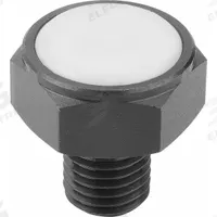 KIPP Positioning Foot w/Acetal Face: External Threads, Flat, Acetal, M8 Thread Size, 10 mm Thread Lg (MPN K0298.8101). Key specifications — Brand: KIPP.