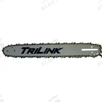 TRILINK Chainsaw Bar and Chain: 16 in Compatible Bar Lg, 3/8 in, 0.05 in Gauge, 56 Links (MPN BM1501656-1041TL2). Key specifications — Brand: TRILINK; Compatible Chain Saw Manufacturer: Dolmar; Pitch: 3/8 in.