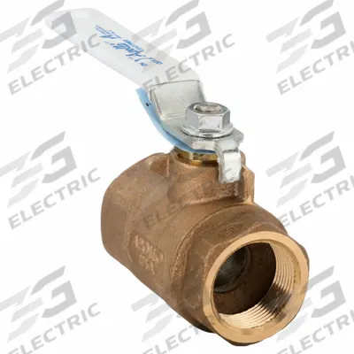 APOLLO Manual Two-Way Ball Valve: 1 1/4 in Size, Bronze, Straight, FNPT x FNPT - Bronze Ball Valves
